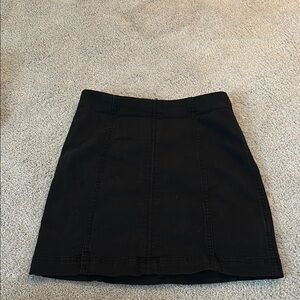 Classic Black denim skirt